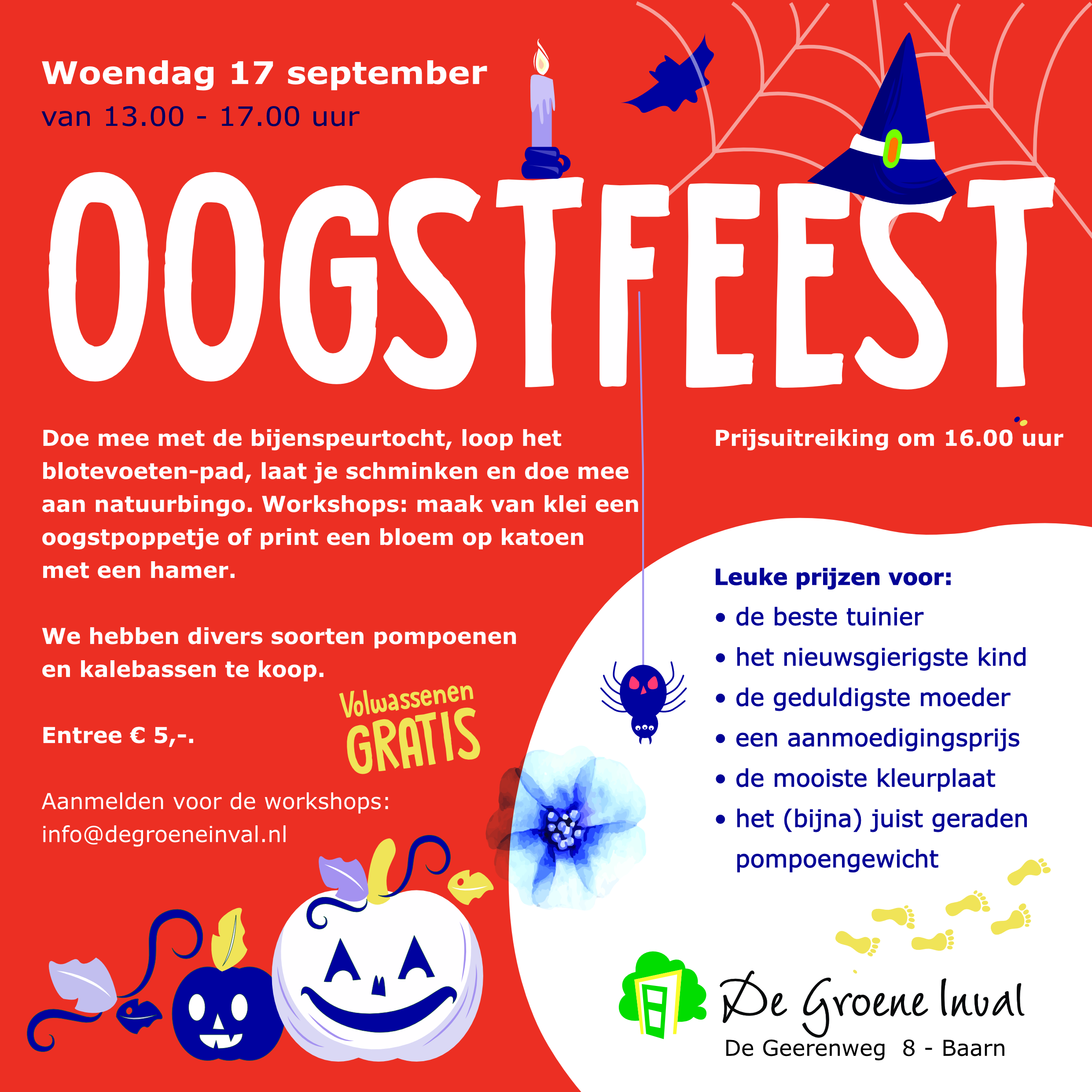 Flyer Oogstfeest   voor online popup